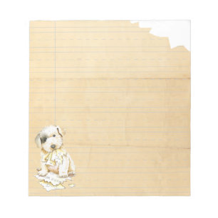 My Sealyham Terrier Ate My Homework Notepad