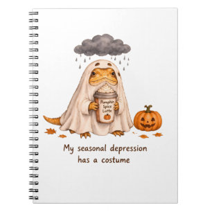 My Seasonal Depression Costume Bearded Dragon Art Notebook