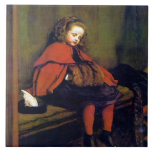 My Second Sermon, John Everett Millais Tile