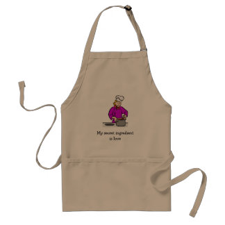 My secret ingredient is love standard apron