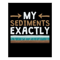 My Sediments Exactly Funny Geology Geologist