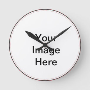 My Selfies Round Clock