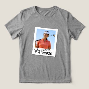 My Senior Custom Picture Golf Shirt