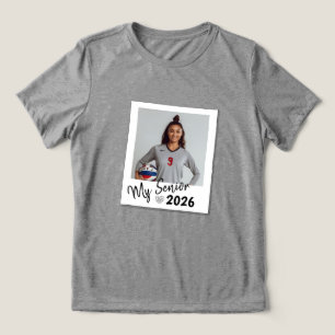 My Senior Custom Picture Volleyball Shirt
