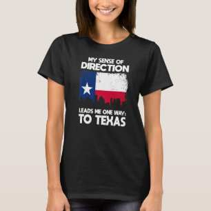My Sense Of Direction To Texas Western 1 T-Shirt