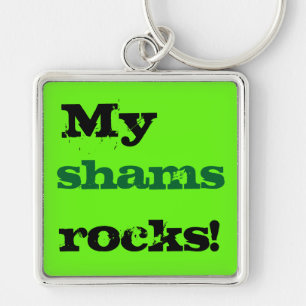 My shams rocks key ring