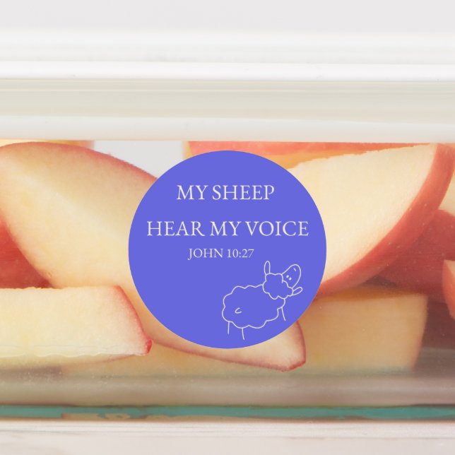 My Sheep Hear My Voice Sticker Set (Affixed)