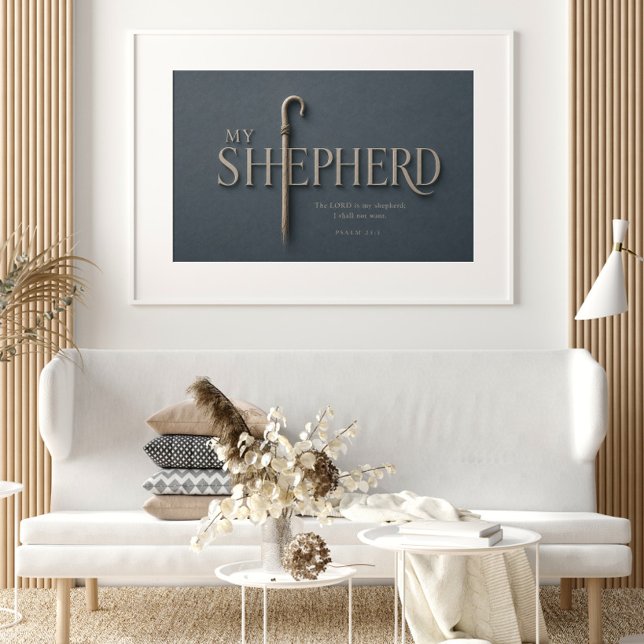 MY SHEPHERD | Psalm 23:1 Christian Poster (Creator Uploaded)