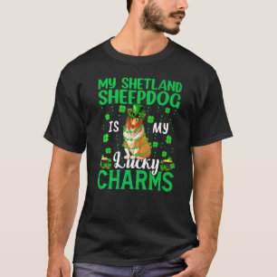 My Shetland Sheepdog Is My Lucky Charms Dog St Pat T-Shirt