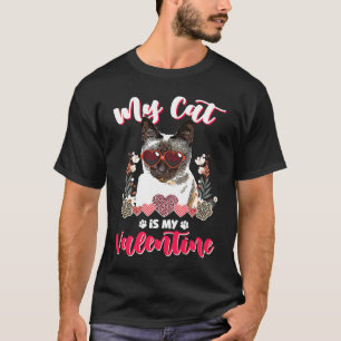 My Siamese Cat is My Valentine T-Shirt