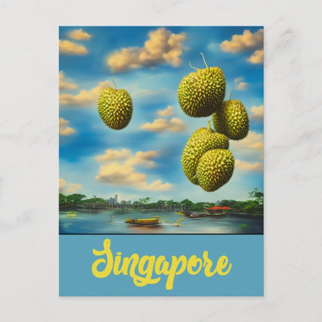My Singapore - Art Postcard (Front)