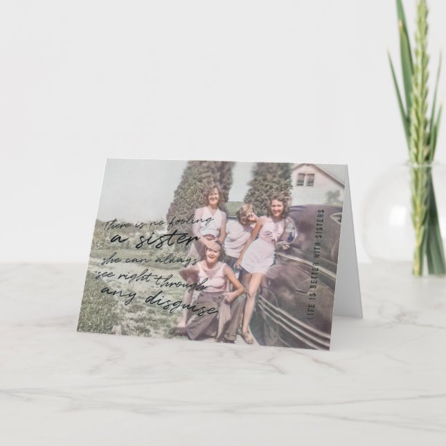 MY SISTER Greeting Card (Front)