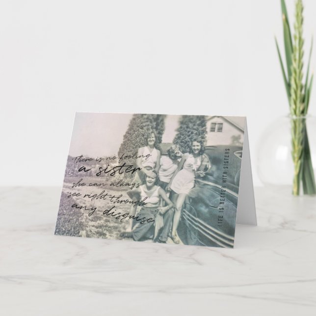 MY SISTER Greeting Card (Front)