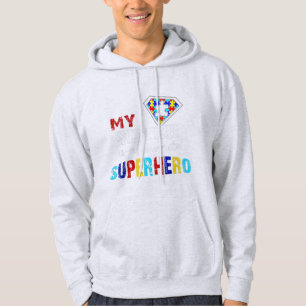 My Sister Is My Favourite Superhero Autism Gift 8 Hoodie