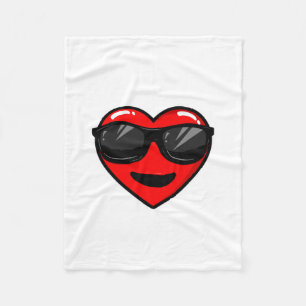 My Sister Is My Valentine Heart Sungles Boy Girl  Fleece Blanket