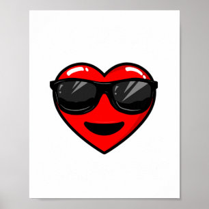 My Sister Is My Valentine Heart Sungles Boy Girl  Poster