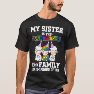 My Sister is Rainbow Sheep of Family Gay Pride Wee T-Shirt