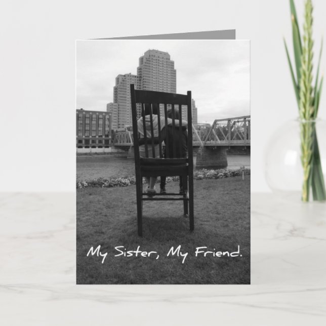 My Sister, My Friend Card (Front)