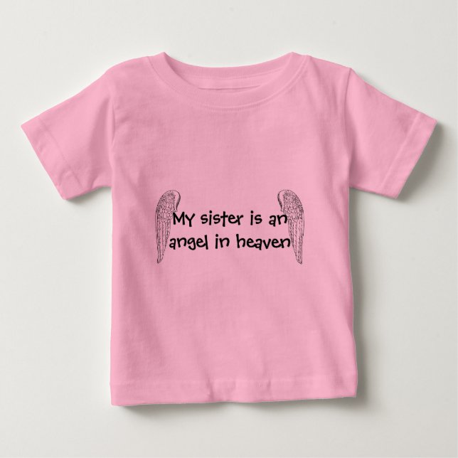 My sister's an angel T-Shirt (Front)