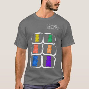 My Sixpack May Contain Gummy Bear Funny Candy1515 T-Shirt