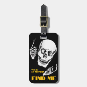 My skull Luggage Tags