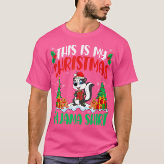 My Skunk Christmas Funny Skunk Lover Xmas T-Shirt
