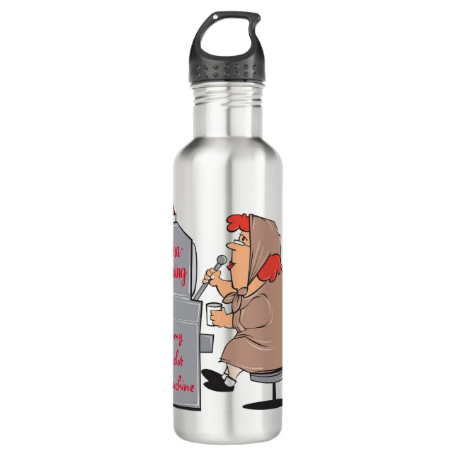 My Slot Machine Stainless Steel Water Bottle (Front)