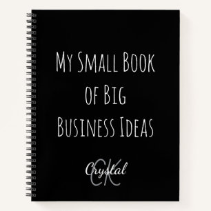 My Small Book of Big Business Ideas Notebook