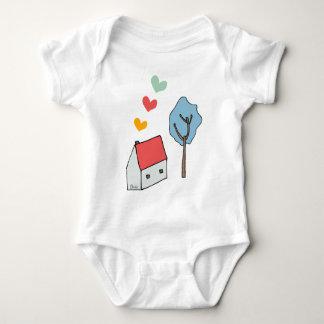 My small house baby bodysuit