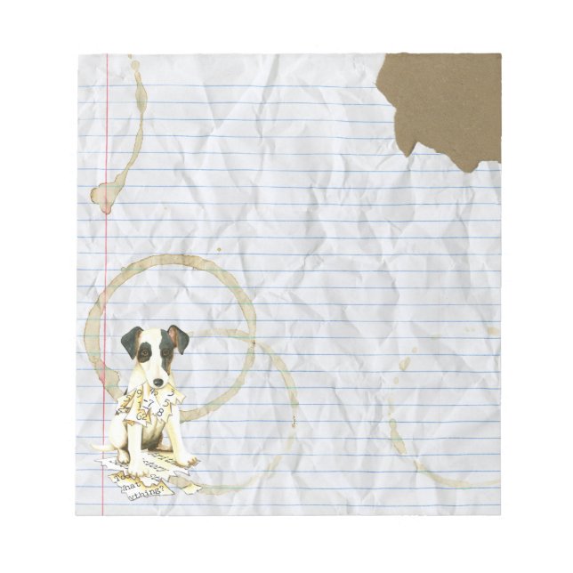 My Smooth Fox Terrier Ate My Lesson Plan Notepad (Front)