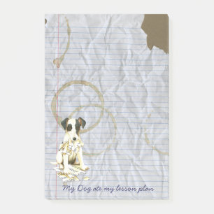 My Smooth Fox Terrier Ate My Lesson Plan Post-it Notes