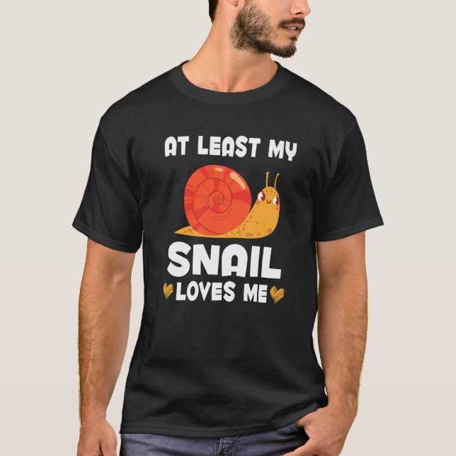 My Snail Loves Me Women  Snail T-Shirt (Front)