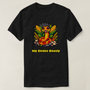 My Snake Buddy Affectionate Reptile Owner Design T-Shirt
