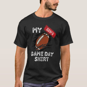 My Sober Game Day Football Recovery Football Fans T-Shirt