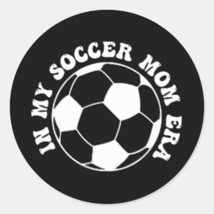 My Soccer Mum Era Classic Round Sticker