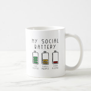 My Social Battery Coffee Mug