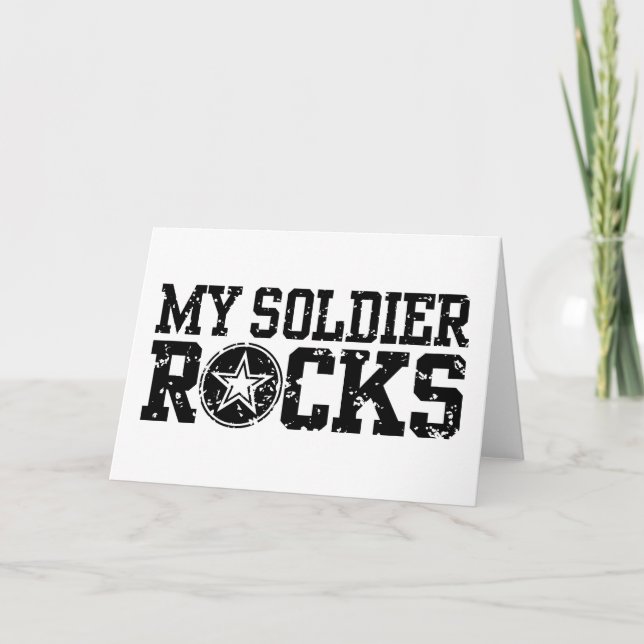 My Soldier Rocks Card (Front)