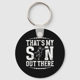 My Son Football Kicker Dad Of A Football Kicker Fa Key Ring