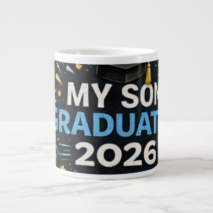 My Son Graduated 2026 Large Coffee Mug
