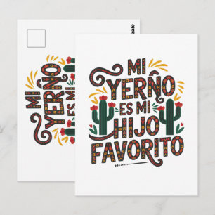My Son In Law is Favorite Child Postcard