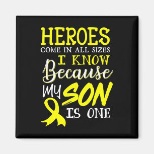 My Son Is A Hero Childhood Cancer Awareness 1 Magnet