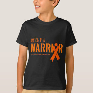 My Son is a Warrior Leukaemia Cancer Awareness  T-Shirt