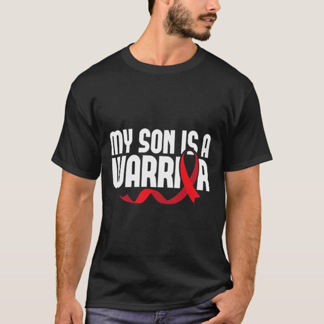 My Son Is A Warrior Sickle Cell Anaemia Awareness  T-Shirt (Front)