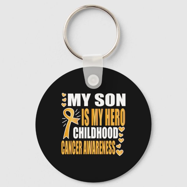 My Son Is My Hero  Key Ring (Front)