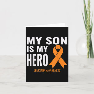 My Son Is My Hero_ Leukaemia Cancer Support & Card