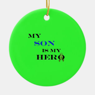 My Son Is My Hero Ornament