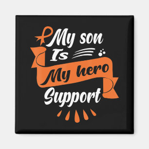 My Son Is My Hero Support  Leukaemia Cancer Awaren Magnet