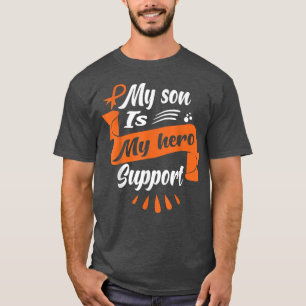 My Son Is My Hero Support Leukaemia Cancer Awaren T-Shirt