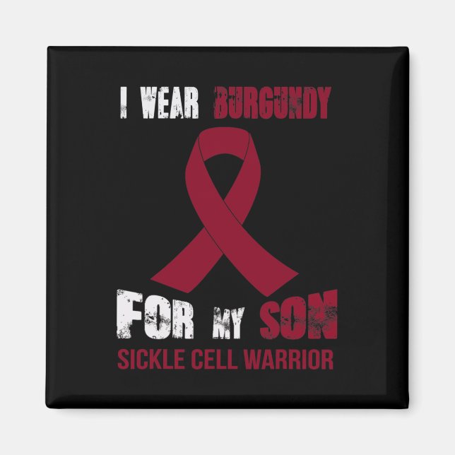 My Son - My Sickle Cell Warrior  Magnet (Front)