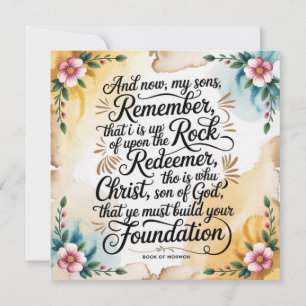 My Son Remembers Invitation